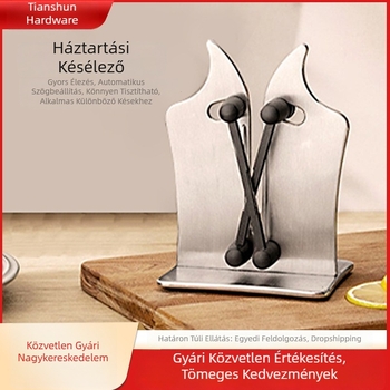 Háztartási konyhai késélező, multifunkcionális élező eszköz otthoni használatra, gyors és pontos élzés