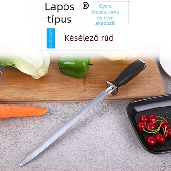 Ötvözött acél lapos élező rúd, 12 hüvelyk, kézi élező eszköz