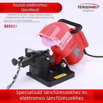 Profesionális asztali láncélező gép láncfűrészhez