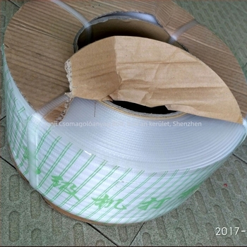 Átlátszó PP csomagoló szalag, szélesség 5 mm és 6 mm, kartonokhoz