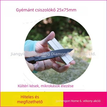 Hongda gyémánt élező kő, téglalap alakú, kétoldalas, 400/1000 szemcse, horogok és csipeszek élezésére