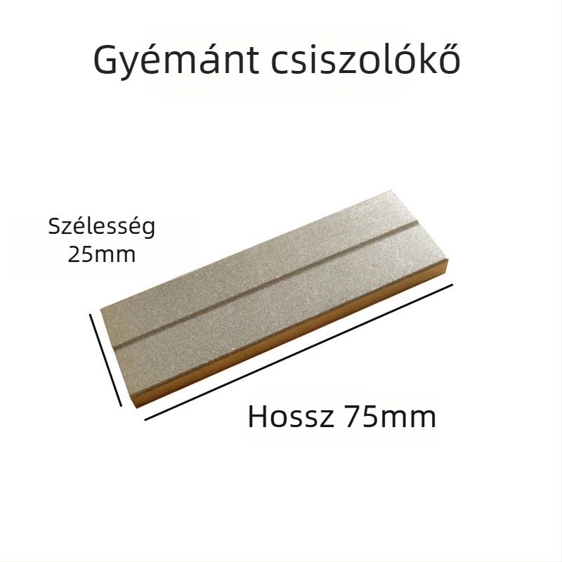 Hongda gyémánt élező kő, téglalap alakú, kétoldalas, 400/1000 szemcse, horogok és csipeszek élezésére
