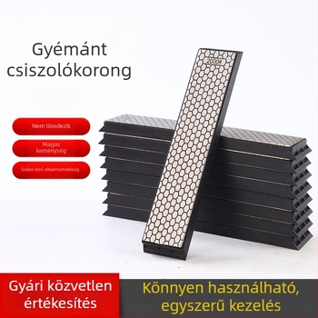 Méhsejt-típusú téglalap alakú gyémánt csiszolókorong 150x30 késélezítéshez és polírozáshoz