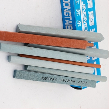 Feihua márka olajkő köszörűkő, zöld silicon-karbid, GC 200×50×25 mm, köszörűkő különböző szemcseméretekkel