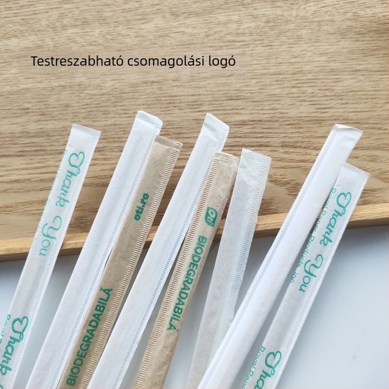 Egyszer használatos bambusz kávékeverő pálcák gömbfejű kivitelben, egyesével csomagolt, hosszúság: 11 cm, 14 cm és 18 cm