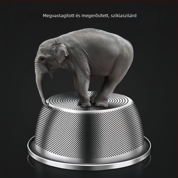 Rozsdamentes acélból készült leeresztő kosár zöldségek és gyümölcsök mosásához, konyhai szita, rizsöblítő tál és dagasztó tál