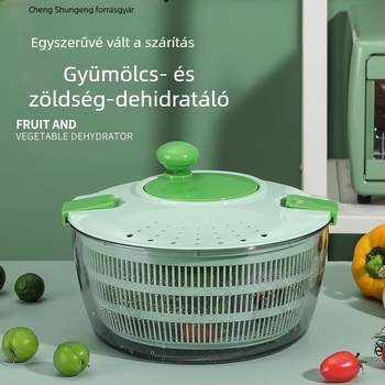 Nagy méretű kézi zöldség- és gyümölcsmosó és szárító kosár