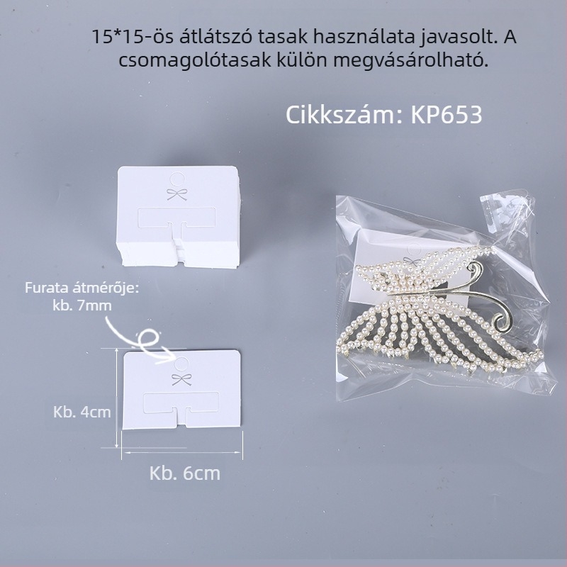 DIY hajcsathoz való masnis kártyalapok - körülbelül 100 darab különböző méretek