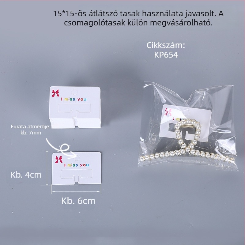 DIY hajcsathoz való masnis kártyalapok - körülbelül 100 darab különböző méretek