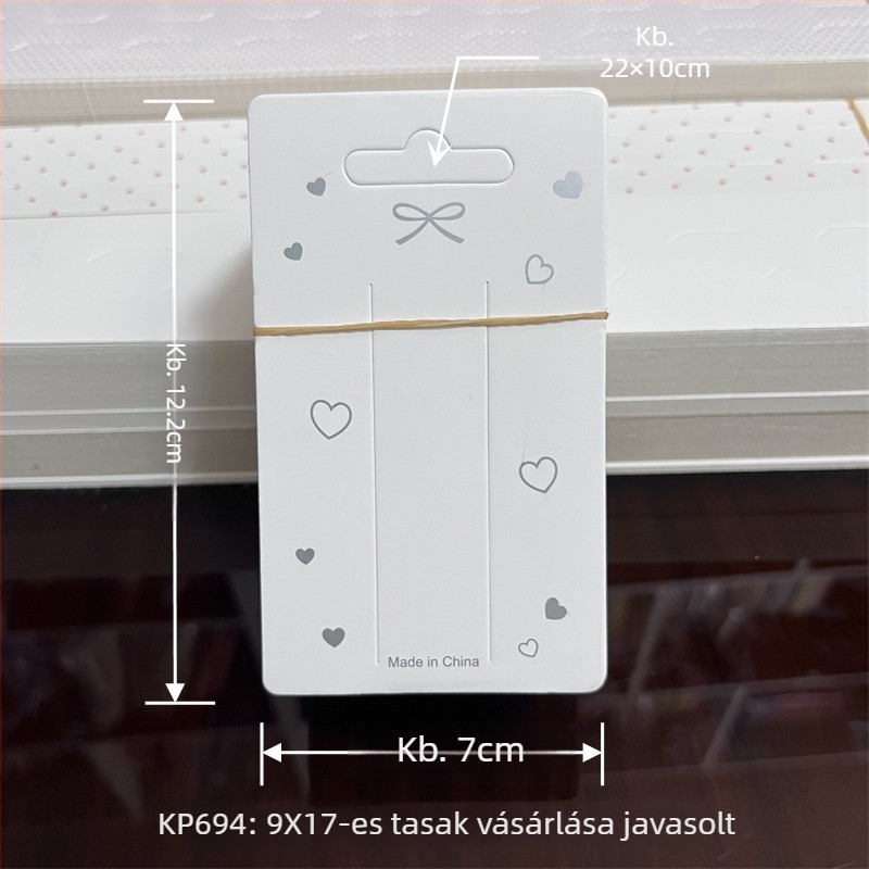 DIY hajcsathoz való masnis kártyalapok - körülbelül 100 darab különböző méretek