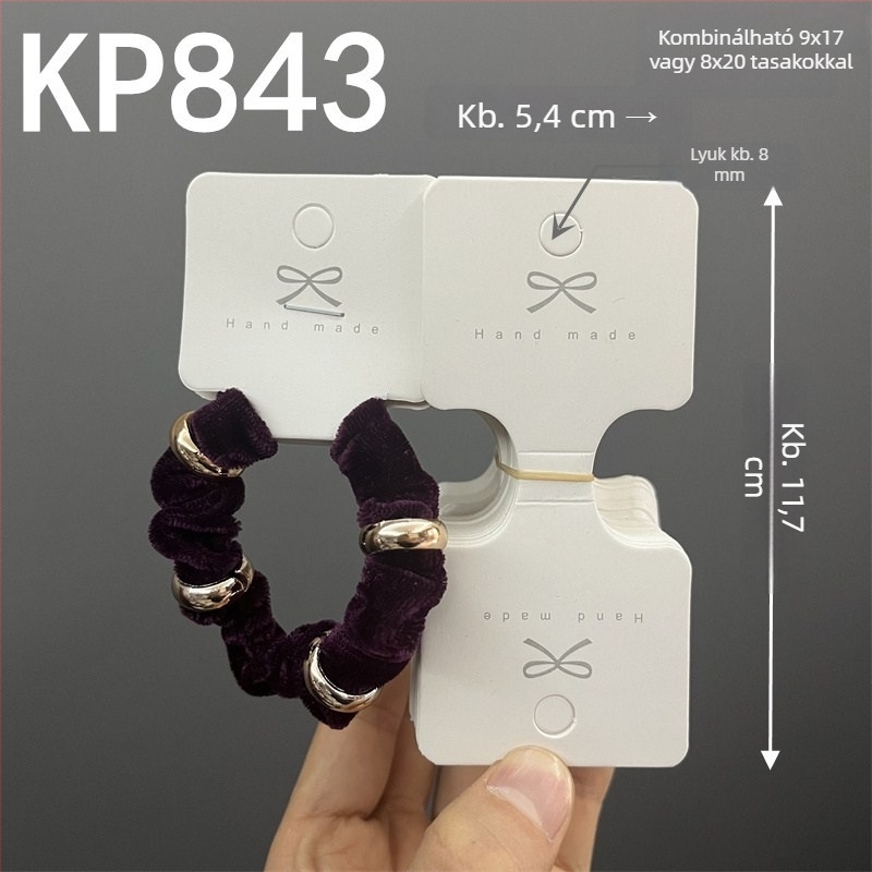 DIY hajcsathoz való masnis kártyalapok - körülbelül 100 darab különböző méretek