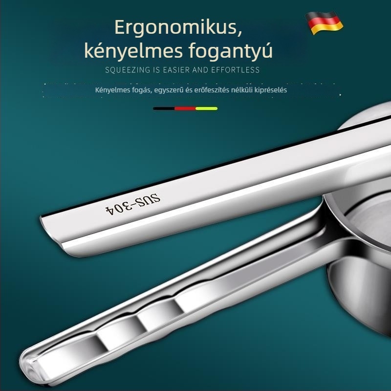 Kézi rozsdamentes acél citrusfacsaró – citrom és narancs – háztartási konyhai eszköz
