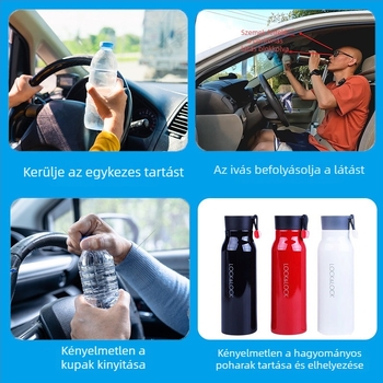 Autóhoz tervezett gravitációs golyós szívócső, extra hosszú, élelmiszer-minőségű szilikoncsővel a biztonságos iváshoz vezetés közben