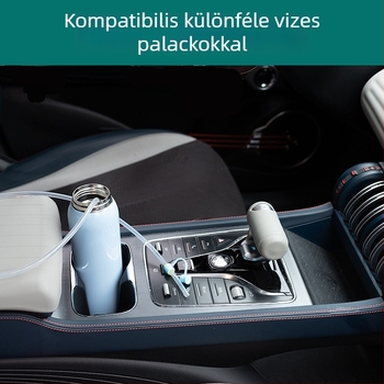 Autóhoz tervezett gravitációs golyós szívócső, extra hosszú, élelmiszer-minőségű szilikoncsővel a biztonságos iváshoz vezetés közben