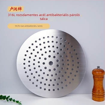 Háztartási kör alakú 316L rozsdamentes acél gőzölő rács