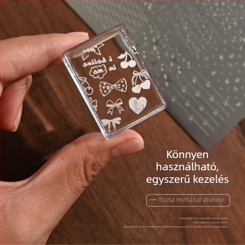 Tensor körömstempelő lemez hálós szövésű repedés textúrával TG-026, finom repedéses textúra