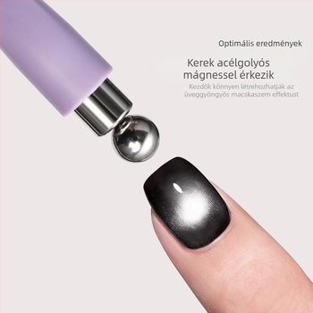 8-in-1 mágnes tengeri csillag formájú macskaszems hatású géllakkhoz