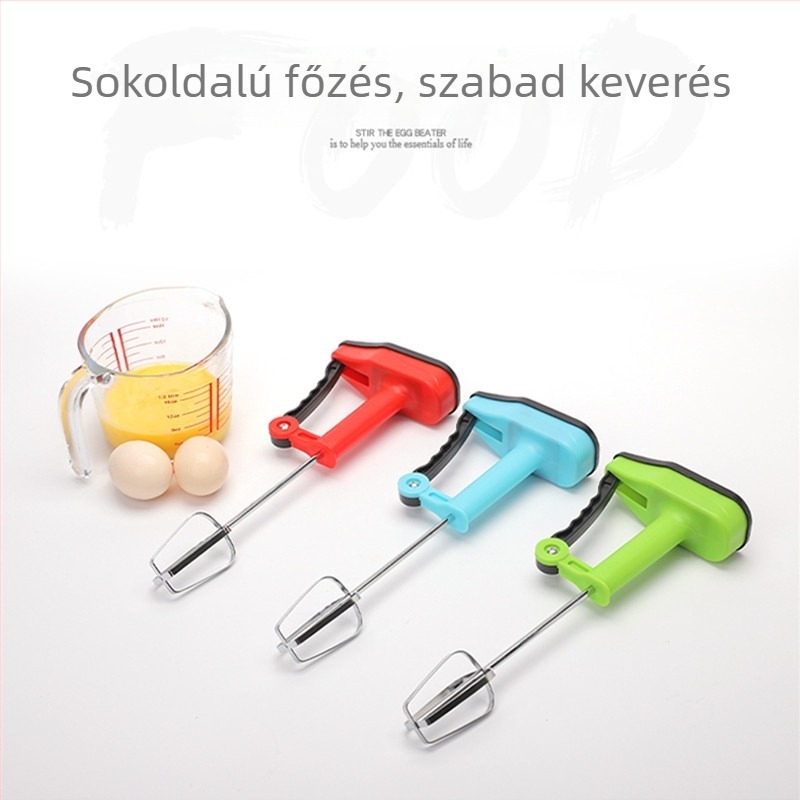Kézi tojáshabosító, egyfejű kézi habverő tejszín felveréséhez