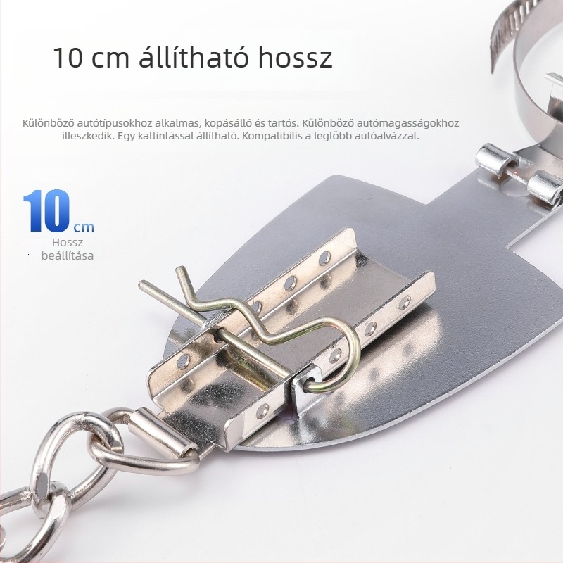 Állítható autó elektrosztatikus eliminátor, egyláncos fémes reflexiós elektrostatikus öv, lógatható anti-statikus