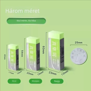 Deli 4 darabos zselés színes radír gyerekeknek, tisztán töröl nyom nélkül