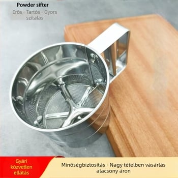 Kézi fél-automata liszt-szitáló sütéshez