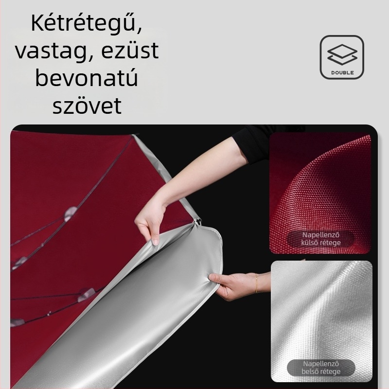 Nagy kültéri napernyő teraszokhoz és szállodákhoz, megerősített váz és logónyomtatás