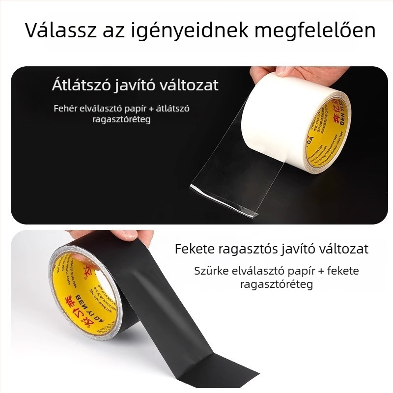 TPU átlátszó textiljavító patch: ponyva, esőkabát, sátor, esernyő, kabát, kanapé, ülés az elektromos járműben, vízálló nadrág, úszás