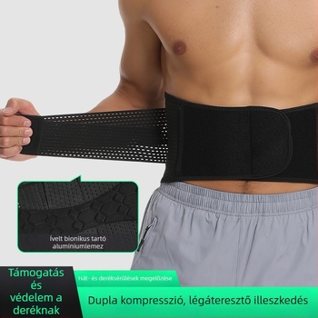 Állítható deréköv szabadtéri súlyemeléshez és fitneszhez, minden évszakra