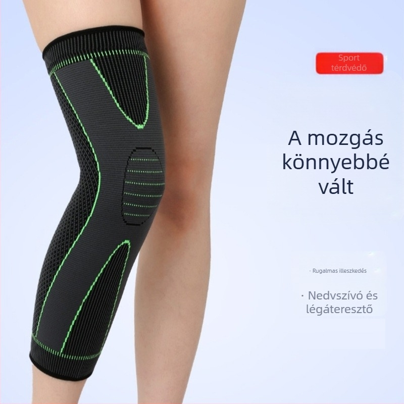 Hosszú nylon térdvédők kosárlabdára, futásra és kerékpározásra, kötött