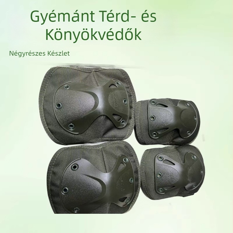 Könnyű taktikai térd- és könyökvédők kültéri sportokhoz, hegymászáshoz és terepbringázáshoz, csúszásmentes, kopásálló védőfelszerelés
