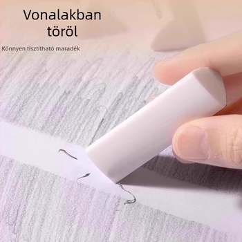 Háromszög alakú nyommentes radír diákoknak, 2B vizsgára HB