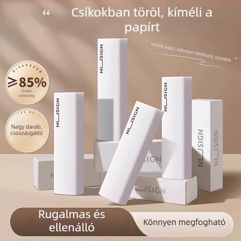Háromszög alakú nyommentes radír diákoknak, 2B vizsgára HB