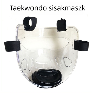 Leválasztható átlátszó Taekwondo fejvédő és arcvédő