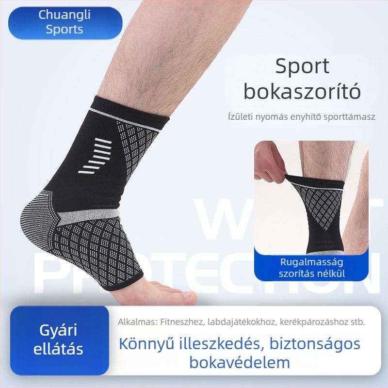 Légáteresztő nylonból készült bokaszorító sporthoz – futás, túrázás és hegymászás, elasztikus bokavédő a ficamok ellen