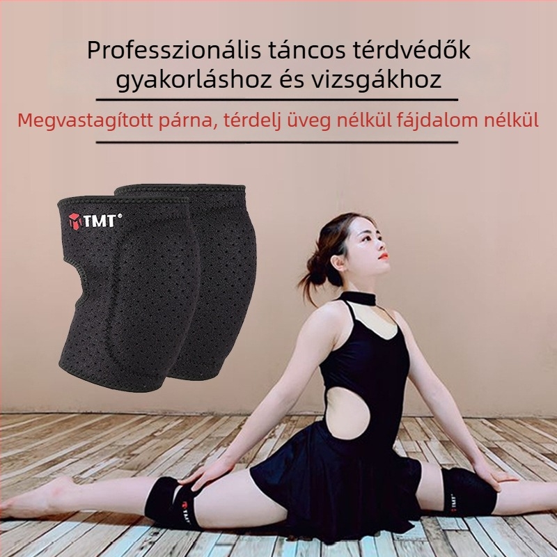 TMT Térdvédők Gyerekeknek, EVA Hab, Állítható, Csúszásmentes Skateboardozáshoz és Síeléshez