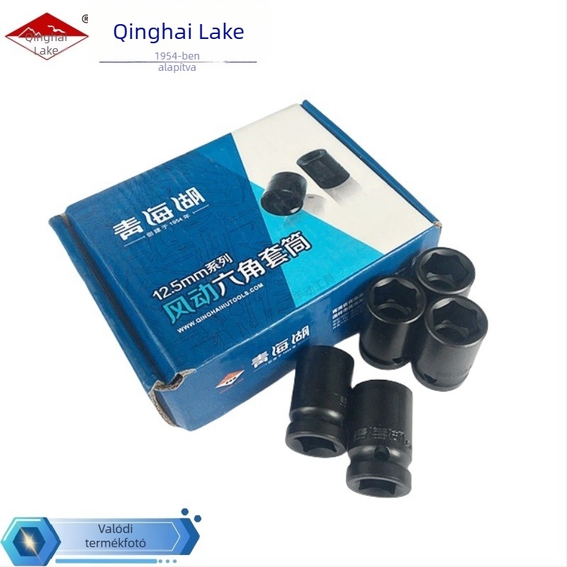 Qinghai Lake Pneumatikus dugókulcs krom-vanádium acélból, fekete ház, dugófej autójavításra