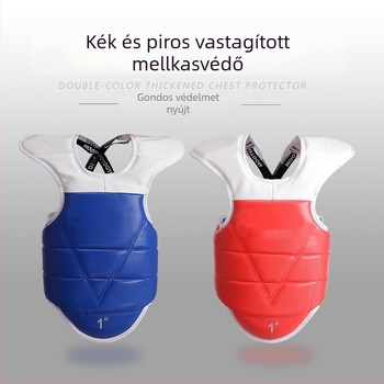 Taekwondo nyolcrészes védőfelszerelés készlet edzéshez – mellvédő és lábvédő, gyerekeknek