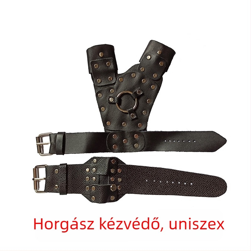 Marhabőr csuklóvédő készlet horgászathoz