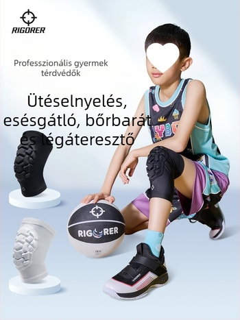 Gyerekeknek készült térd- és könyökvédők kosárlabdára és futásra