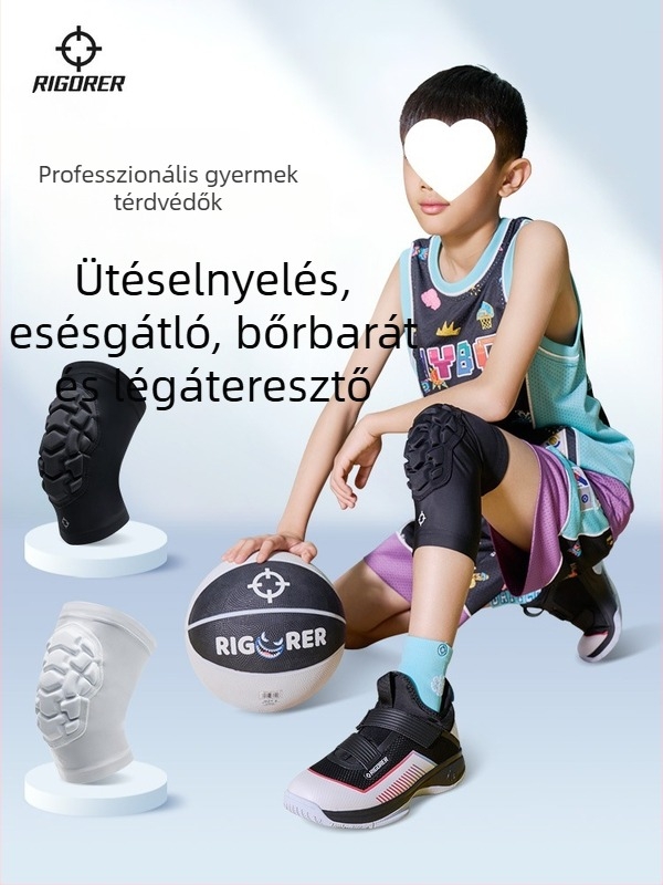 Gyerekeknek készült térd- és könyökvédők kosárlabdára és futásra