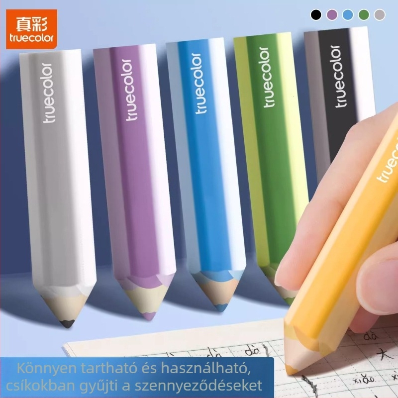 Ceruza radír nyom nélkül, ultra tiszta, gyerekeknek szánt rajzfilm dizájnnal, PVC, nyom nélkül, ideális iskolai vizsgákhoz