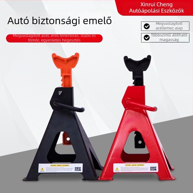 Erősített teherbírású autóemelő állvány