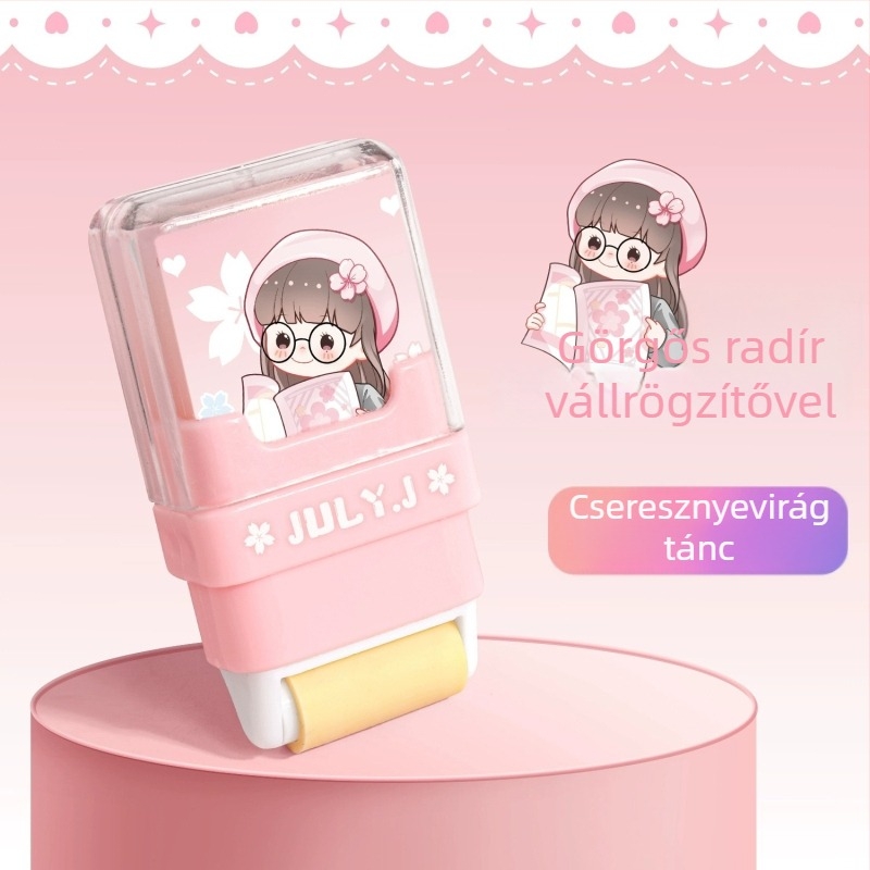 Gyerekeknek készült radírgolyó gumírozó hengerrel a morzsák gyűjtésére, nyom nélkül, kreatív görgős radír, kétfejű, elefántbőr textúra