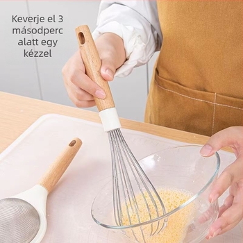 Kézi tojásfelverő, étkezési szilikonból, konyhai keverő sütéshez