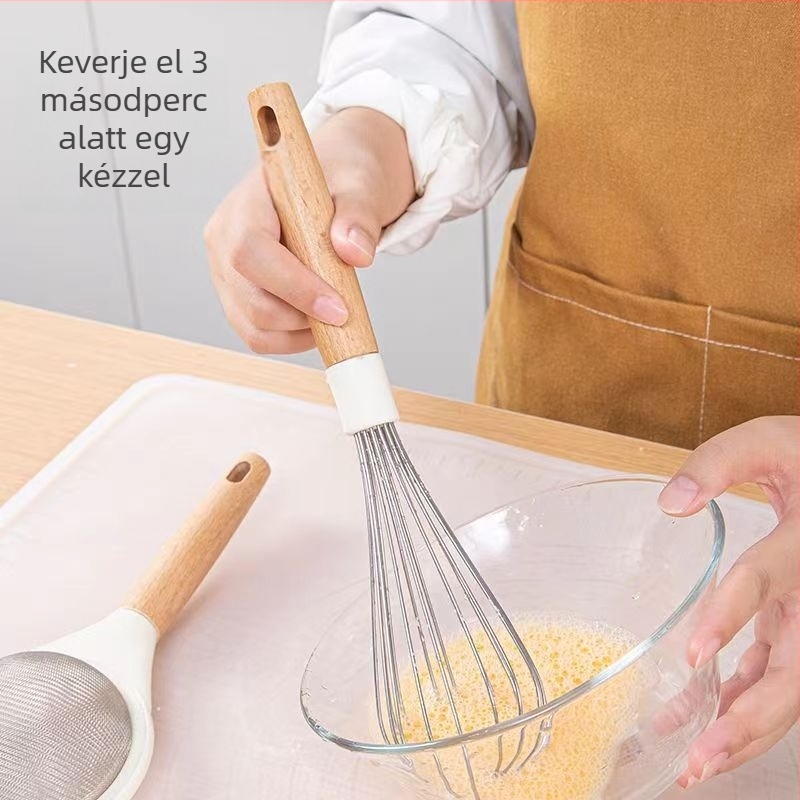 Kézi tojásfelverő, étkezési szilikonból, konyhai keverő sütéshez