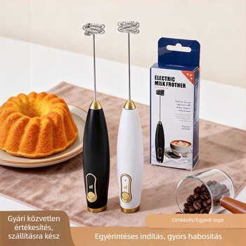 Új elektromos tejhabosító kávéhoz, hordozható otthoni tejhabosító, kézi felverő tojásokhoz, mixer