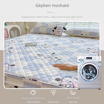 Steppelt pamut gumis lepedő, bőrbarát, csúszásmentes matracvédő, modell 2026, mintás rajzfilm, méretek 90x200–200x220 cm