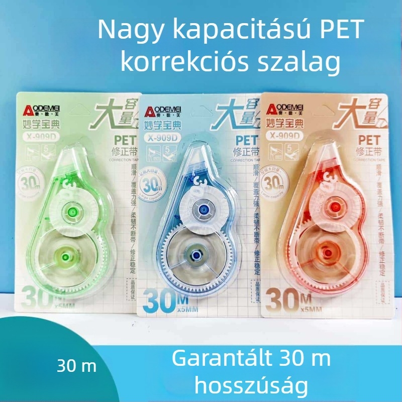 Odeme 30 m hosszú, nagy kapacitású javítószalag - elegáns kialakítás, zökkenőmentes csúszás, ultrahosszú korrekciós szalag