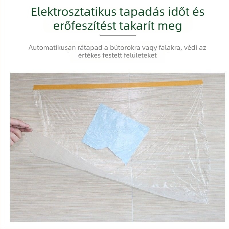 Átlátszó porvédő takaró bútorokhoz, kanapéhoz és ágyhoz