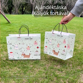 Új stílusú kötős ajándékzsák születésnapokra és ünnepekre, vastag, kiváló minőségű, a legjobb barátnőknek, óvodásoknak és általános iskolásoknak